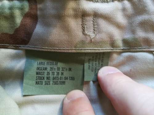 US Special Forces/NAVY SEALs  3 Tone Desert Camo Pants