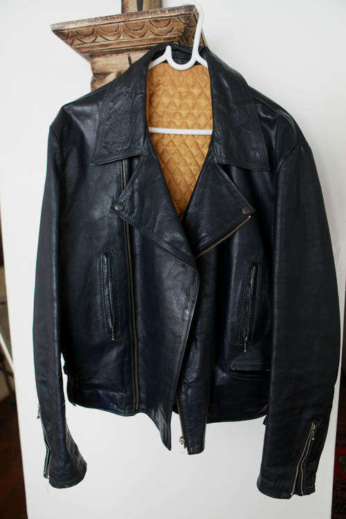 Vintage Retro Leather Motorcycle Jacket