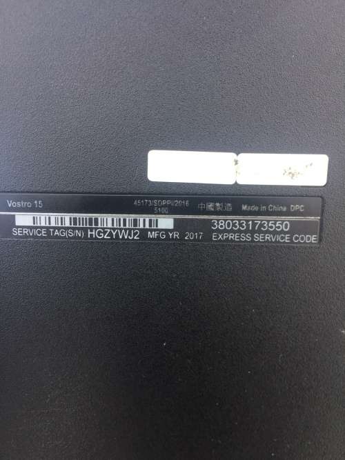Dell vostro 3568 i3-6006U