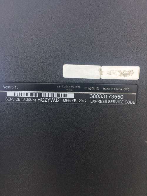 Dell vostro 3568 i3-6006U