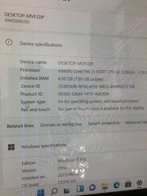 Lenovo Thinkcenter MQ 710 i3