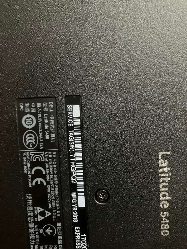 Dell latitude 5480 i5 7th gen