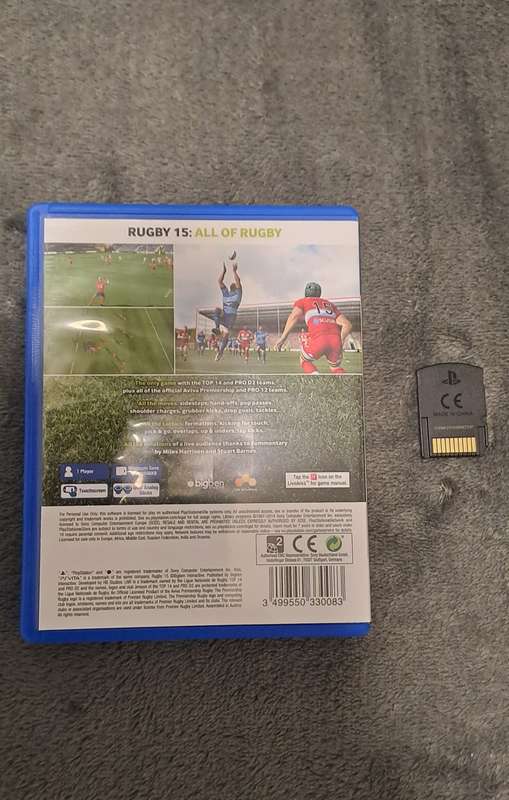 PS VITA Rugby 15