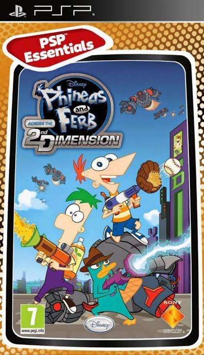 Phineas And Ferb Across The 2nd Dimension (PSP)