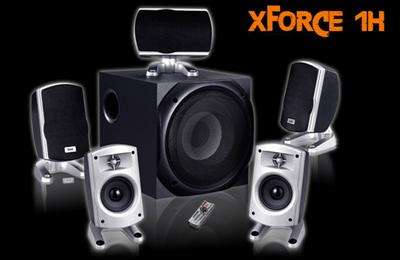 Divoom  Xforce-1H 5.1 Surround Speaker System - Total 100W RMS