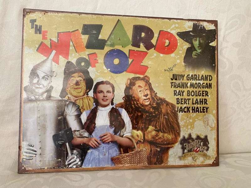Retro Wizard of Oz Tin Poster - New