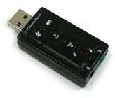7.1 Channel Sound Card, USB 2.0 Adapter