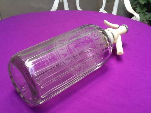 A Schweppes of South Africa Soda Syphon.