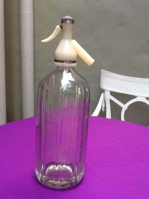 A Schweppes of South Africa Soda Syphon.