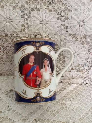 A Mug from the Wedding of Prince William and Kate.