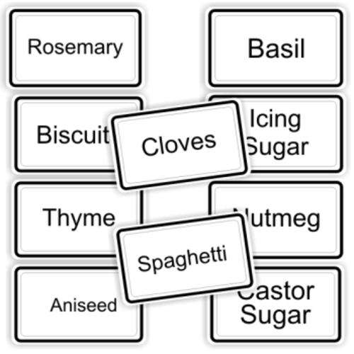 Spice Lables (Set of 60)