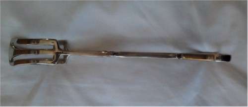 Silver-plated serving tong