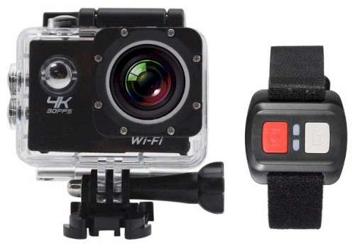 4K Ultra HD 30FPS Action Camera with WiFi and remote - up to 5 hours recording