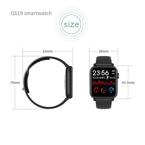 QS19 smartwatch with sports modes and other handy features