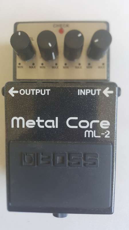 Boss ML-2 Metal Core Distortion Pedal AS NEW!