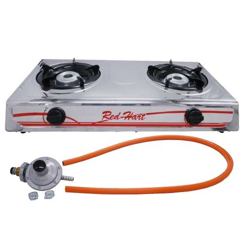 Red-Hart - 2 Burner Stainless Steel Gas Stove - RH2650a