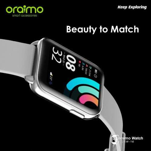 oraimo - Smart Watch - Curved Display, Slim Design