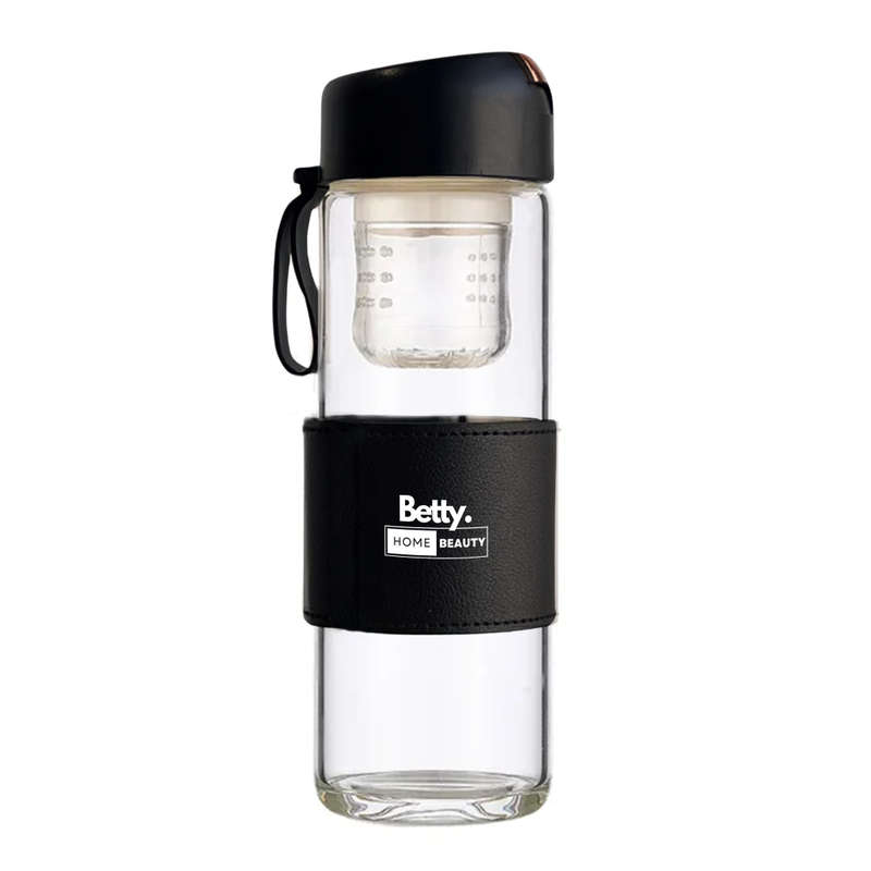 Betty`s Home & Beauty - 450ml Glass Bottle with Magnetic Infuser