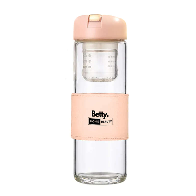 Betty`s Home & Beauty - 450ml Glass Bottle with Magnetic Infuser