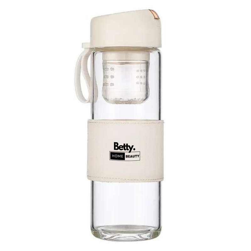Betty`s Home & Beauty - 450ml Glass Bottle with Magnetic Infuser