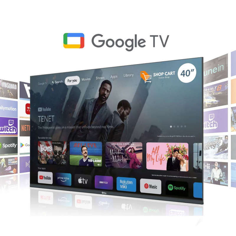 iSTAR - 40" FHD Frameless Google Smart TV (Android 11.0)