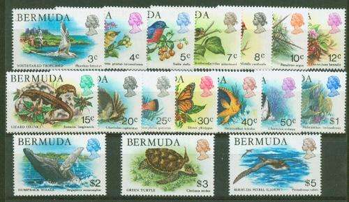 BERMUDA-QEII SET SUPERB UNMOUNTED MINT SG 387-403  R330.00