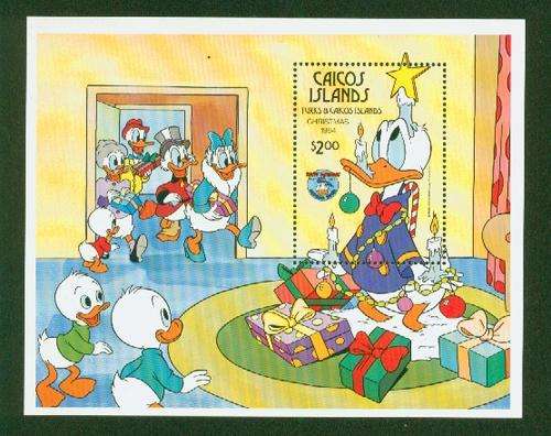 CAICOS ISL. 1984 SUPERB UMM MINI SHEET