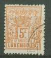 LUXEMBOURG-5FRANC SUPERB USED SGO152-DIFFICULT AS SUCH R990.00