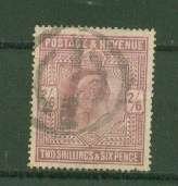 GB-EDWARD-2/6d FINE USED ODD SHORT PERF-HINGE REM. R2670.00