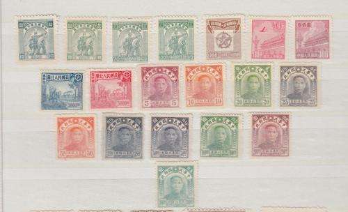 CHINA-A VERY FRESH FINE MINT LOT-SOME UNMOUNTED MINT