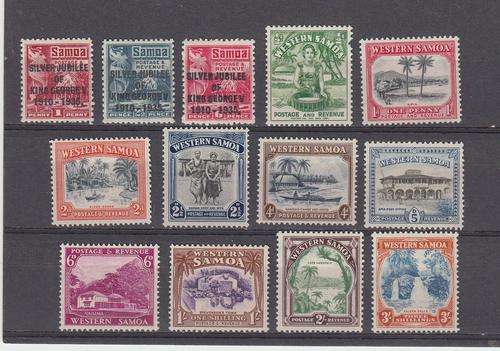 SAMOA-A VERY FINE MINT LOT-HINGE REM.