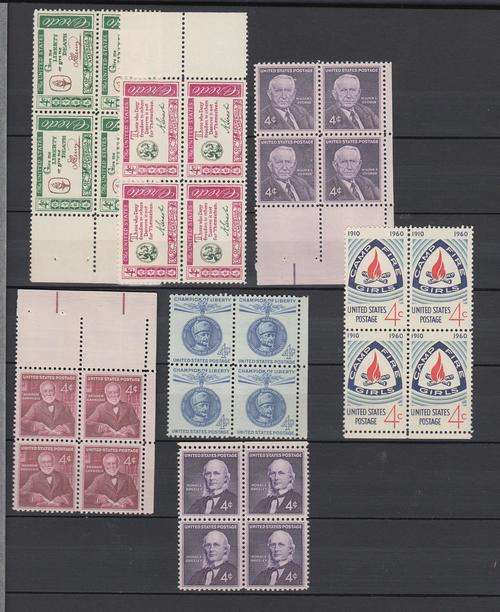 USA-SUPERB UNMOUNTED MINT BLOCKS OF 4  R225.00++
