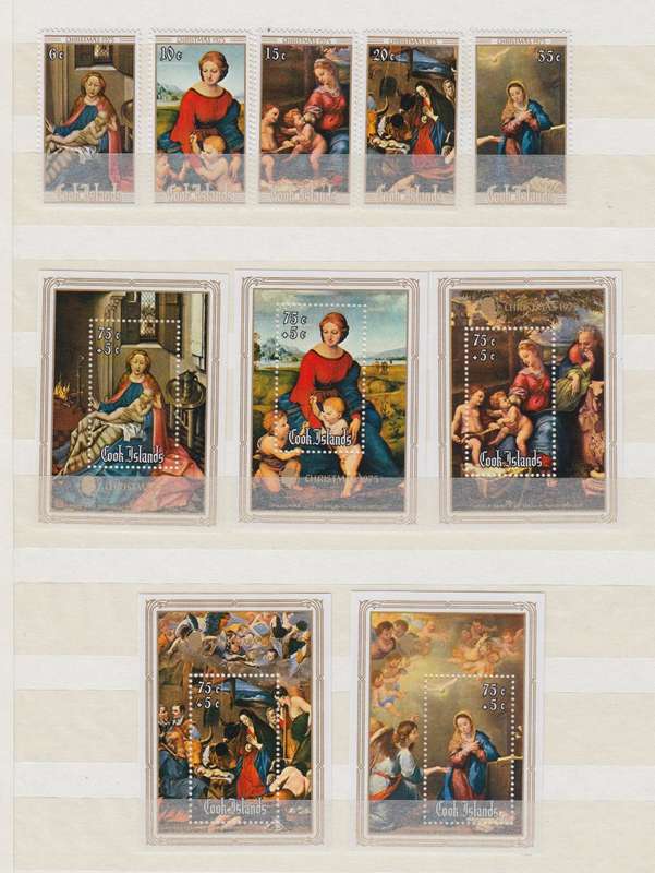 COOK ISL.SUPERB UNMOUNTED MINT SET + ALL THE MINI SHEETS
