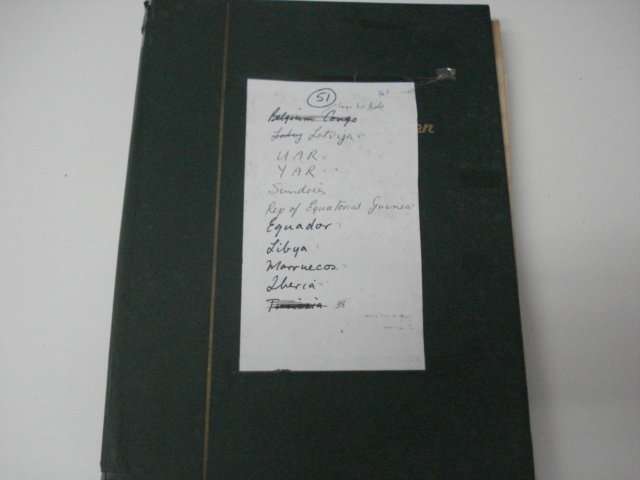 COLLECTION IN STOCK BOOK-MANY USEFUL-AROUND THE WORLD-SEE BELOW