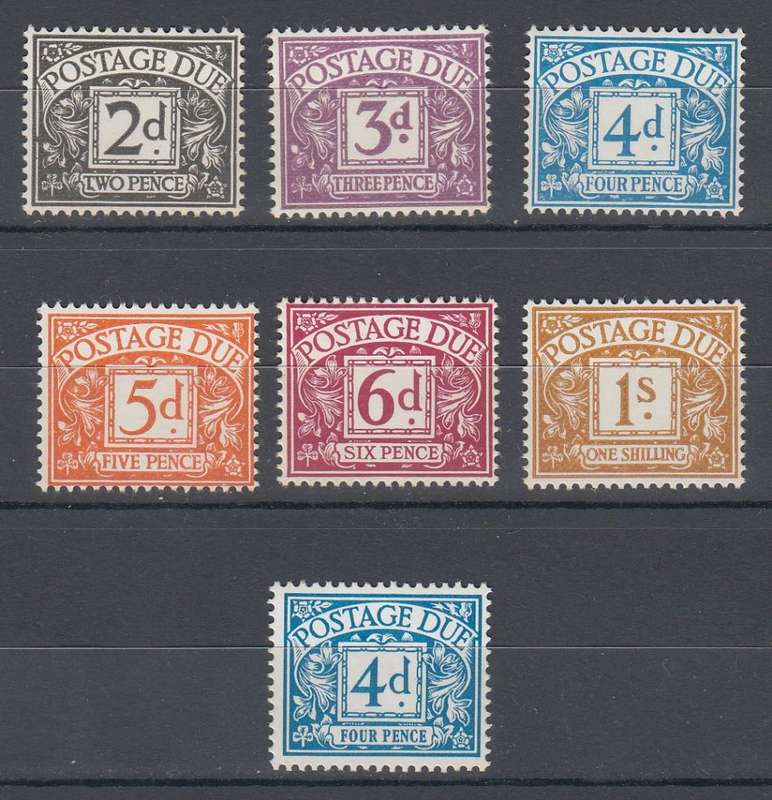 GB-SGD 69-74 + SGD75 VERY FINE UNMOUNTED MINT-24 POUNDS