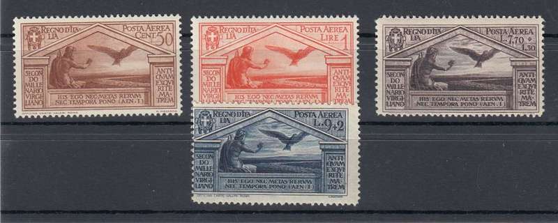 ITALY-1930 SUPERB MINT-TOP THREE UNMOUNTED MINT  140 POUNDS +