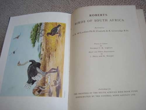 EXTREMELY RARE BOOK " ROBERTS BIRDS OF SOUTH AFRICA " LIMITED AND SIGNED NO 169/300 !!!!!
