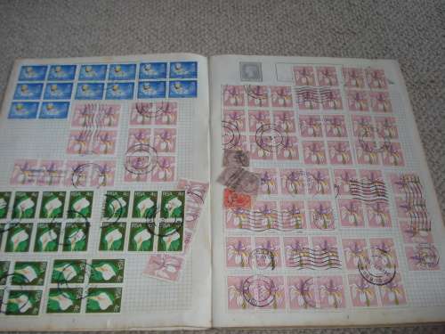 ALBUM FULL OF RSA BLOCKS-LOVELY LOT FOR THE VARIETIES HUNTER-MANY BLOCKS