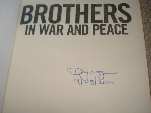 " BROTHERS IN WAR AND PEACE-CONSTAND SND ABRAHAM VILJOEN " SIGNED COPY