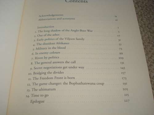 " BROTHERS IN WAR AND PEACE-CONSTAND SND ABRAHAM VILJOEN " SIGNED COPY