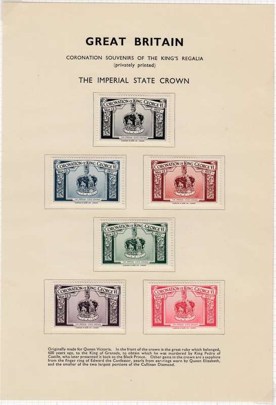 GB-KGVI STUNNING COLLECTION ON 12 PAGES PLUS 30 PAGE " PROCLAIMING THE CORONATION " 1937