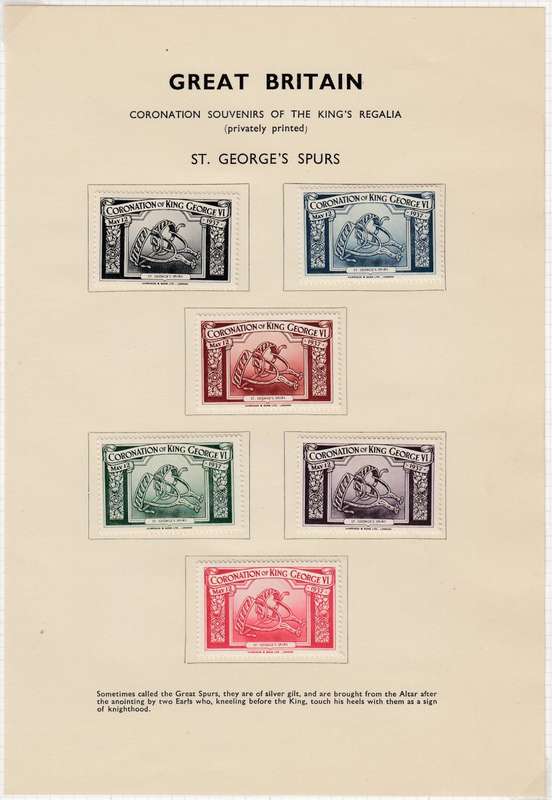GB-KGVI STUNNING COLLECTION ON 12 PAGES PLUS 30 PAGE " PROCLAIMING THE CORONATION " 1937