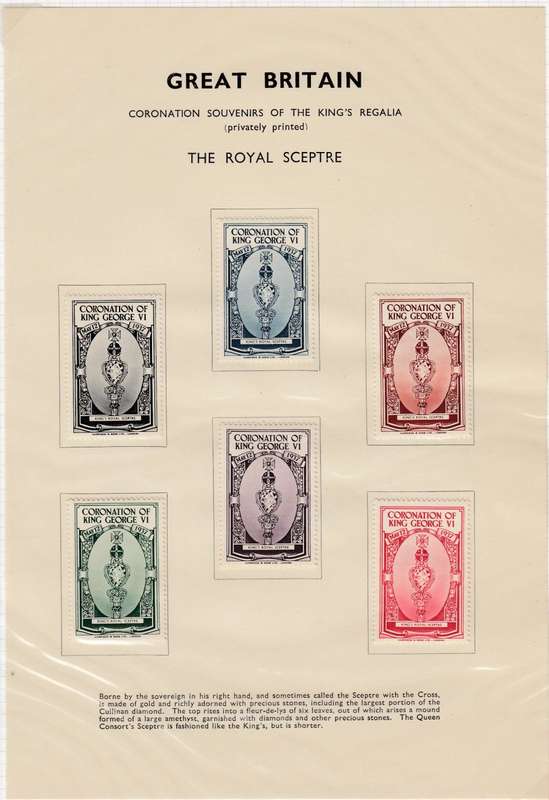 GB-KGVI STUNNING COLLECTION ON 12 PAGES PLUS 30 PAGE " PROCLAIMING THE CORONATION " 1937