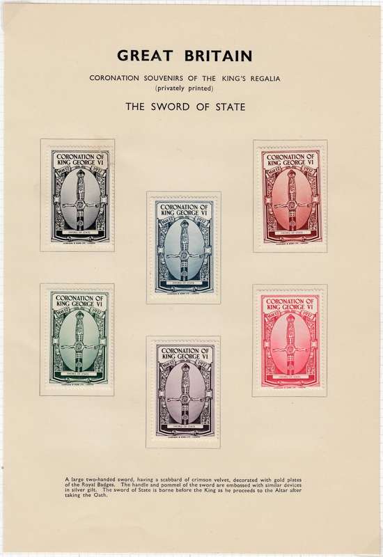 GB-KGVI STUNNING COLLECTION ON 12 PAGES PLUS 30 PAGE " PROCLAIMING THE CORONATION " 1937