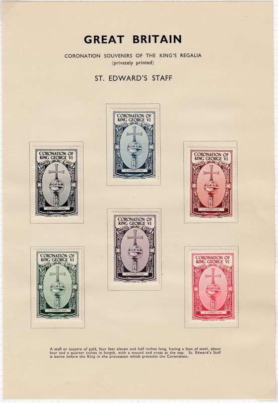 GB-KGVI STUNNING COLLECTION ON 12 PAGES PLUS 30 PAGE " PROCLAIMING THE CORONATION " 1937
