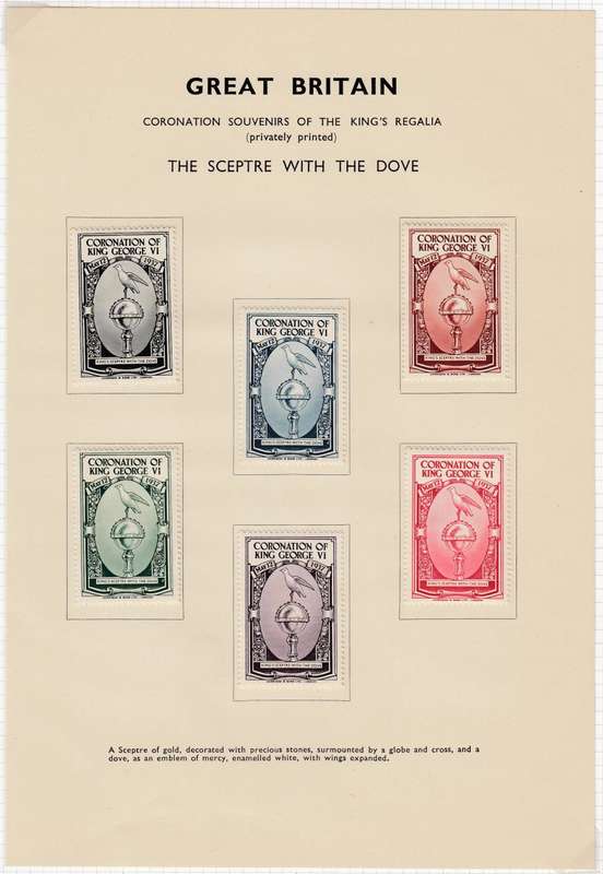 GB-KGVI STUNNING COLLECTION ON 12 PAGES PLUS 30 PAGE " PROCLAIMING THE CORONATION " 1937