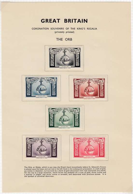 GB-KGVI STUNNING COLLECTION ON 12 PAGES PLUS 30 PAGE " PROCLAIMING THE CORONATION " 1937