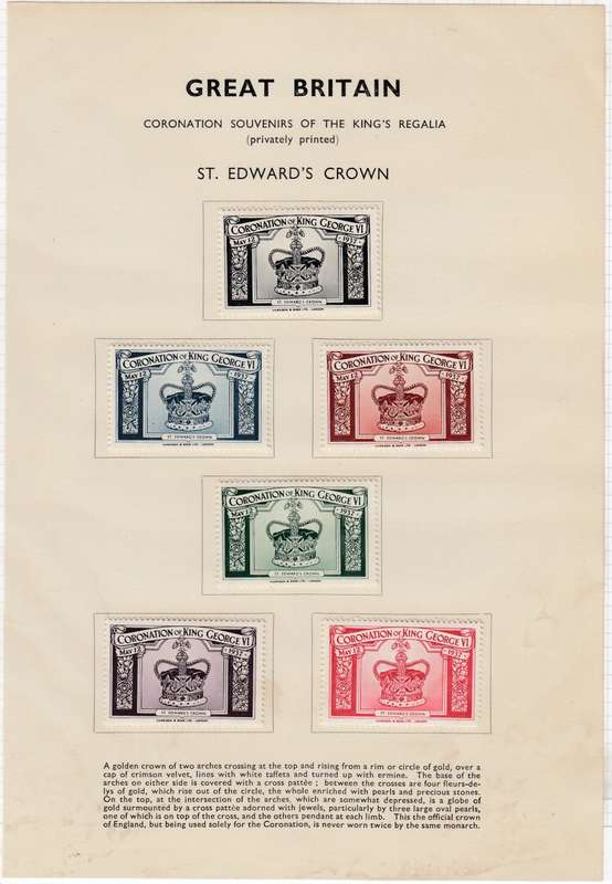 GB-KGVI STUNNING COLLECTION ON 12 PAGES PLUS 30 PAGE " PROCLAIMING THE CORONATION " 1937