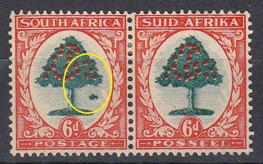UNION-SG61b SCARCE " MOLE HILL " CONSTANT FLAW VERY FINE MINT HINGE REM.  250 POUNDS