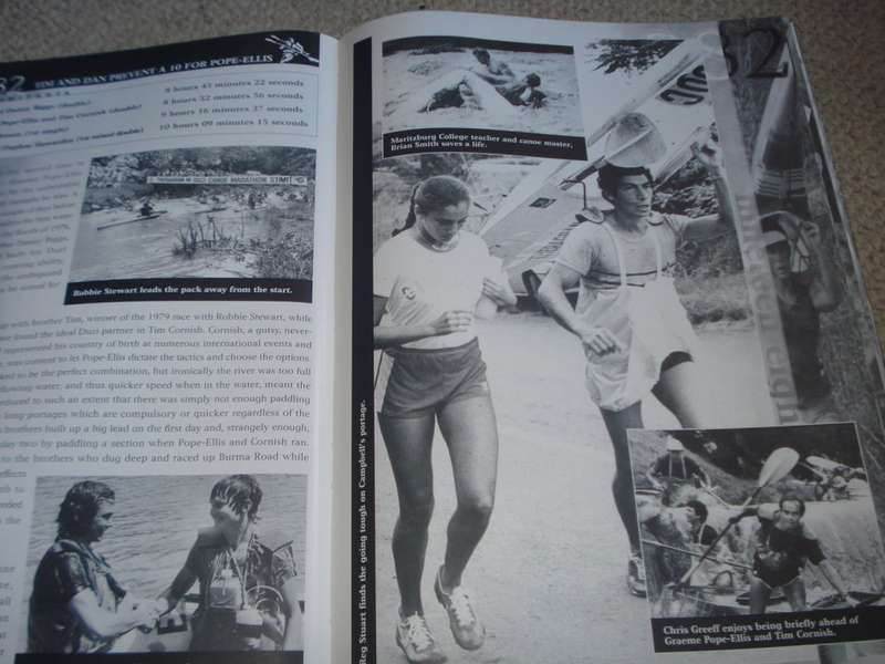 " PADDLING & PORTAGING -50 YEARS OF THE DUZI CANOE MARATHON " SIGNED BY STEVE CAMP